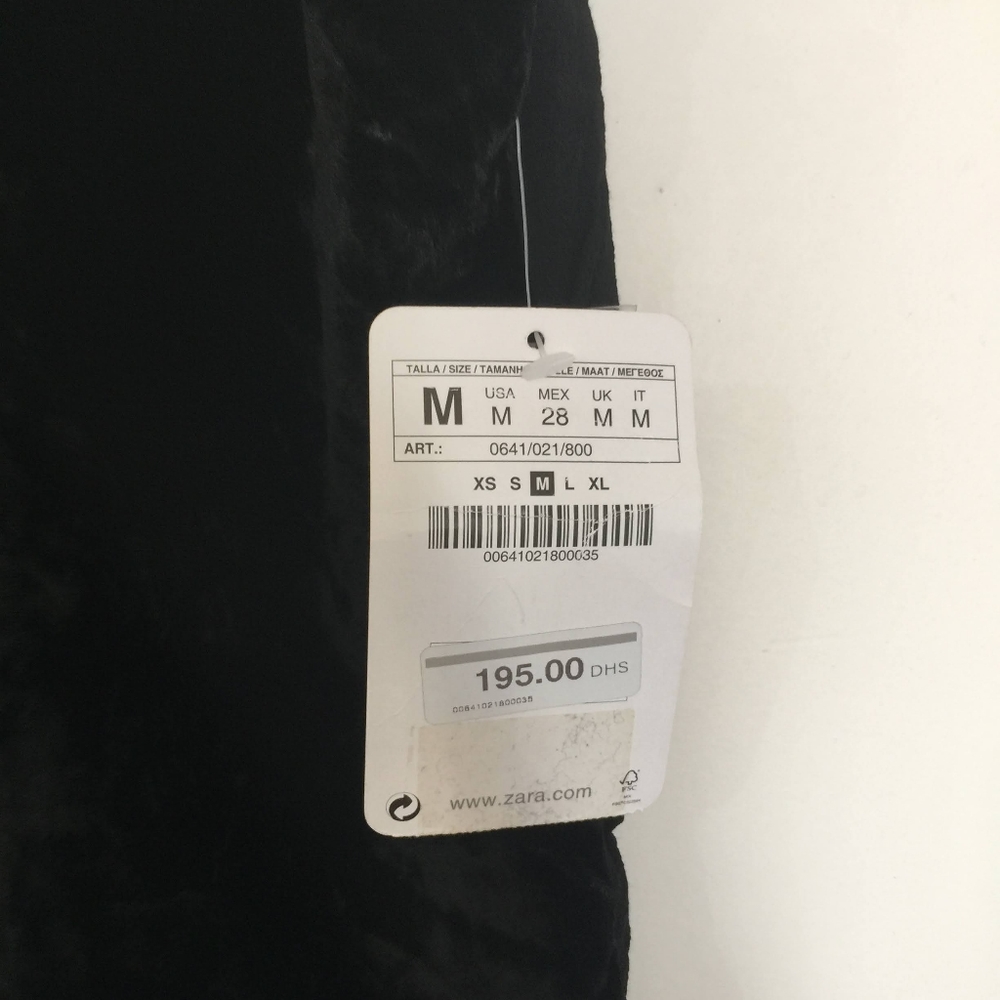 ZARA Velvet Front Embellished Top Price reduced 💥 - Picture 4 of 8